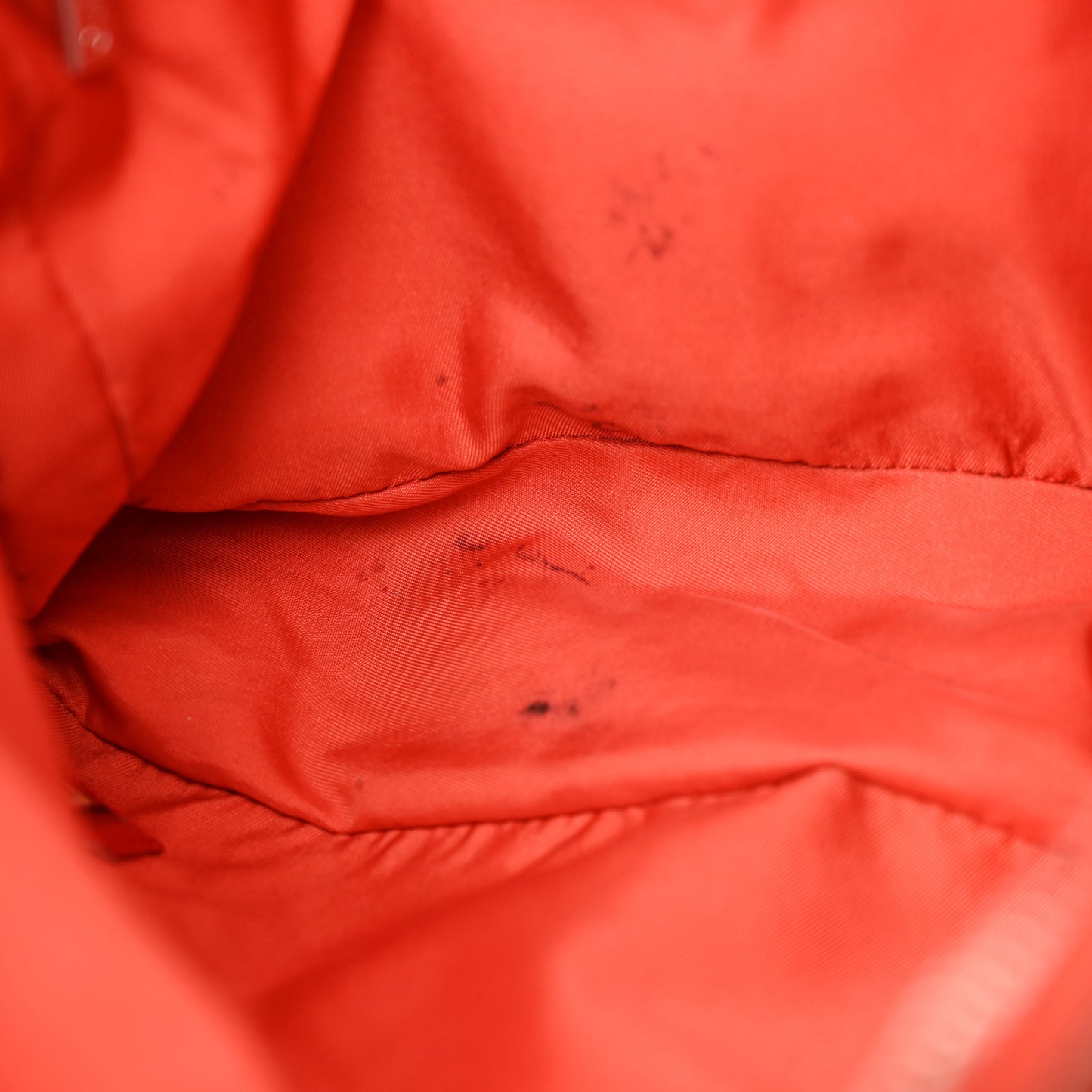 Nylon Small Travel Tote Red