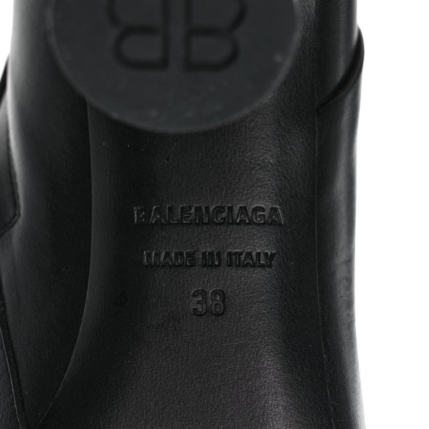 Soft Leather Lady Pedestal 90mm Booties 38 Black