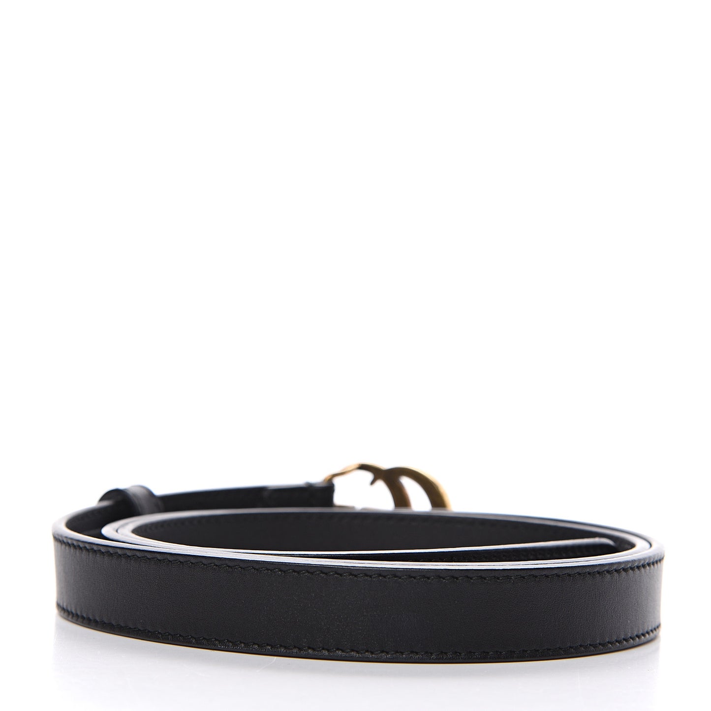 Calfskin Double G 20mm Belt 90 36 Black