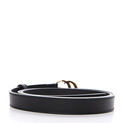 Gucci Calfskin Double G 20mm Belt 90 36 Black 2 of 4