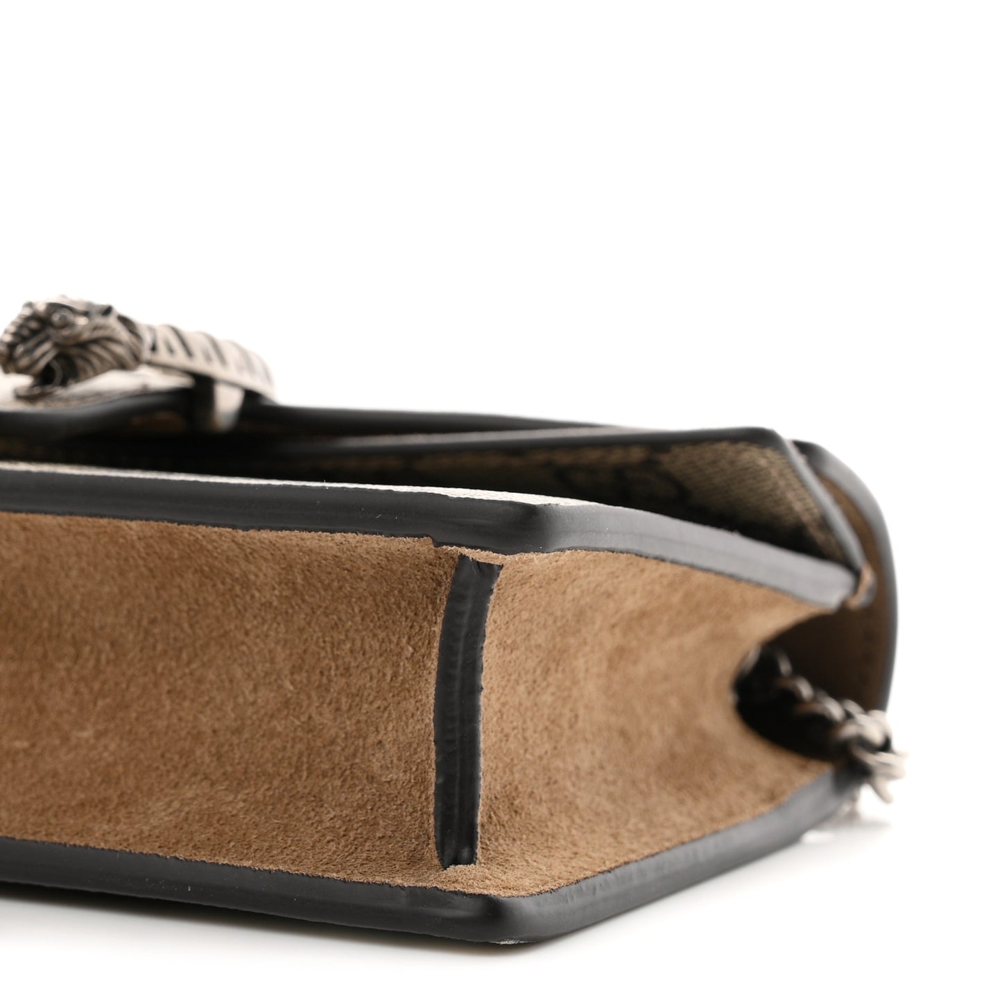 GG Supreme Monogram Super Mini Dionysus Shoulder Bag Taupe