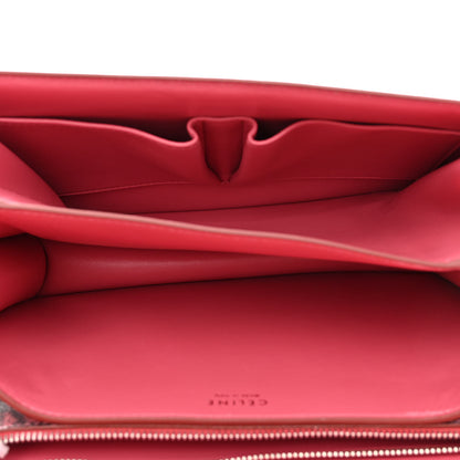 Celine Lizard Medium Classic Box Flap Bag Pink Grey 5 of 9