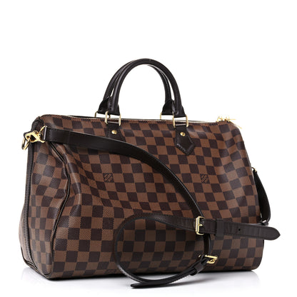Louis Vuitton Damier Ebene Speedy Bandouliere 35 3 of 13
