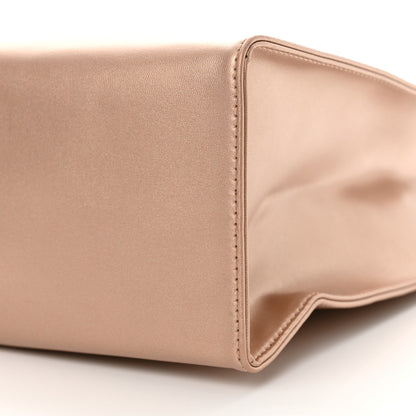 Telfar Metallic Vegan Leather Medium Shopping Bag Copper 10 of 10