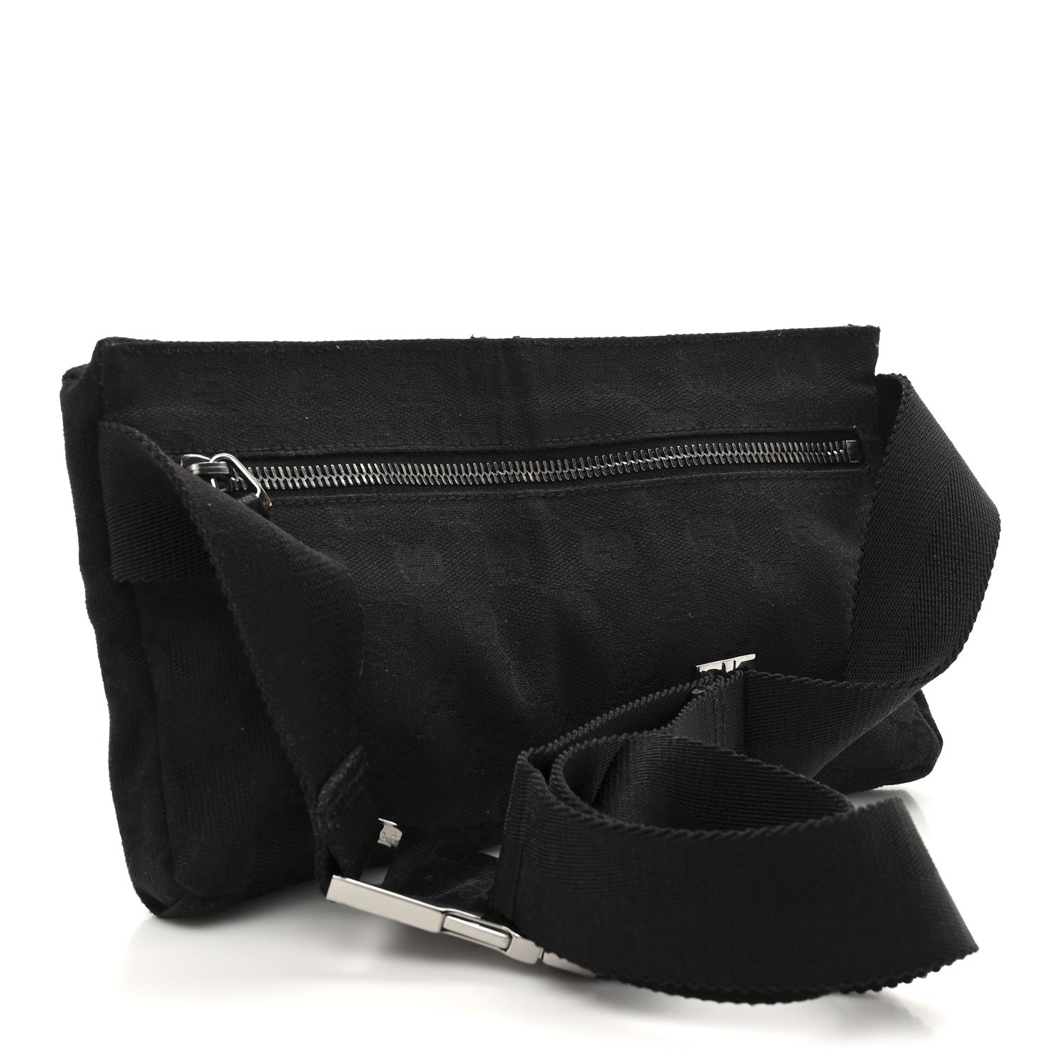 Gucci GG Monogram Double Pocket Belt Bag Black 4 of 23