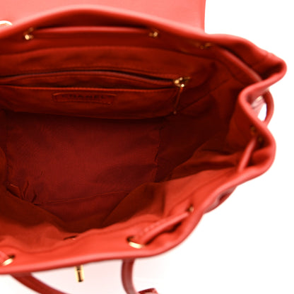 Chanel Lambskin Quilted Small Urban Spirit Backpack Red 5 of 10