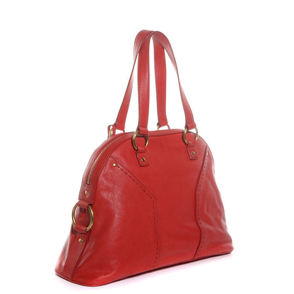 Saint Laurent Calfskin Large Muse Red 3 of 8