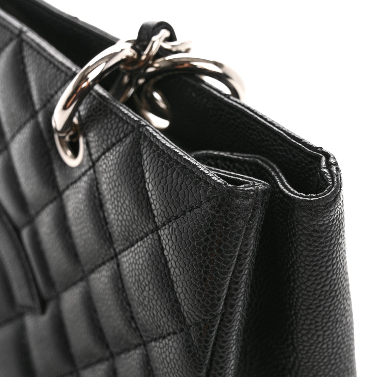 Chanel Caviar Quilted Grand Shopping Tote GST Black 11 of 11