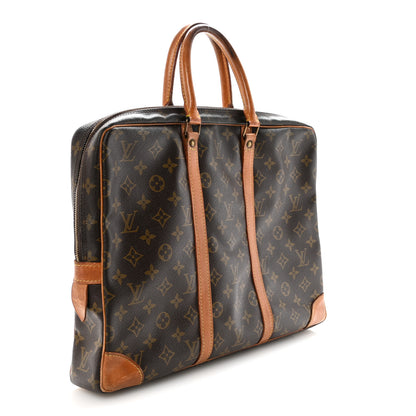 Louis Vuitton Monogram Porte-Documents Voyage Briefcase 3 of 9