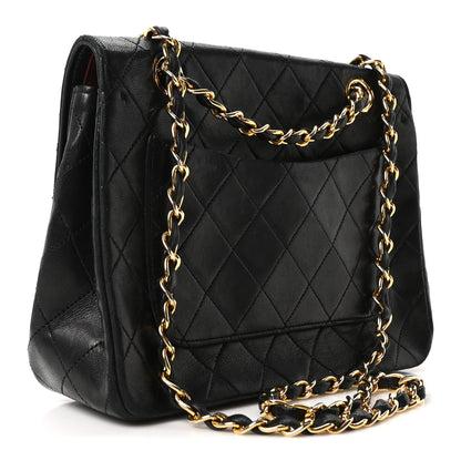 Chanel Lambskin Quilted Small Single Flap Black 3 of 10