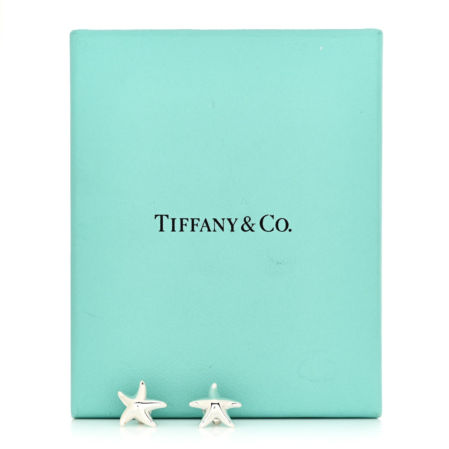 Tiffany Sterling Silver 12mm Elsa Peretti Starfish Earrings 6 of 6