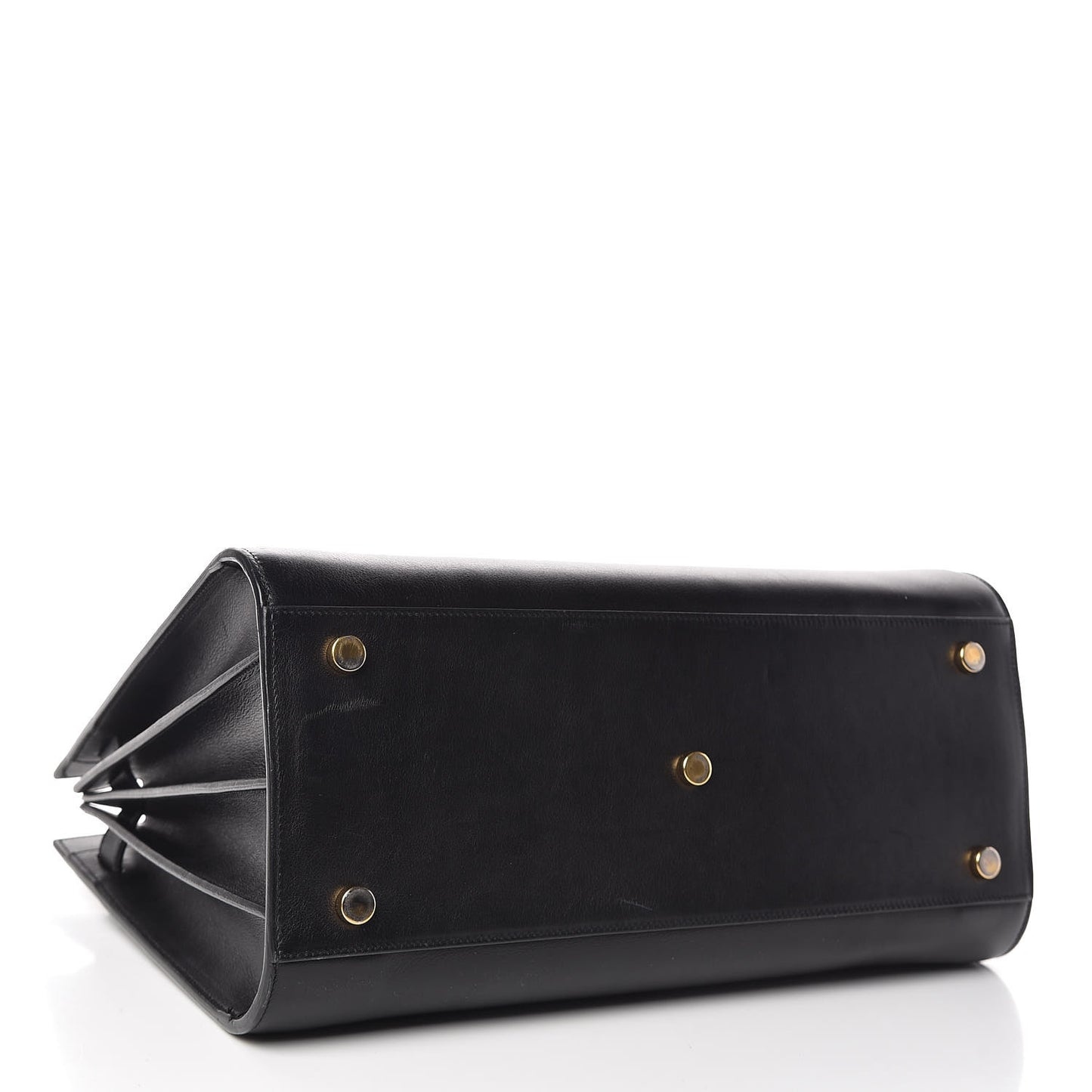 Calfskin Small Sac De Jour Black