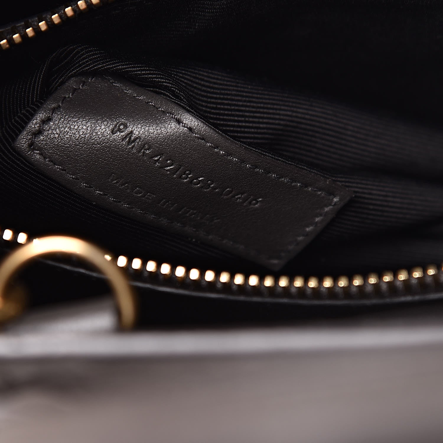 Saint Laurent Crocodile Embossed Nubuck Baby Sac De Jour Dark Anthracite 7 of 12