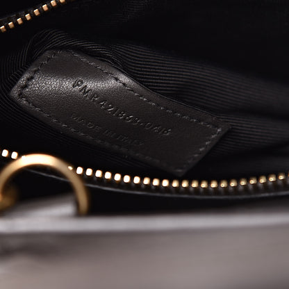 Saint Laurent Crocodile Embossed Nubuck Baby Sac De Jour Dark Anthracite 7 of 12