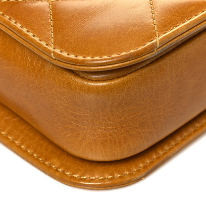 Chanel Glazed Calfskin Quilted Medium Perfect Edge Flap Yellow 10 of 32