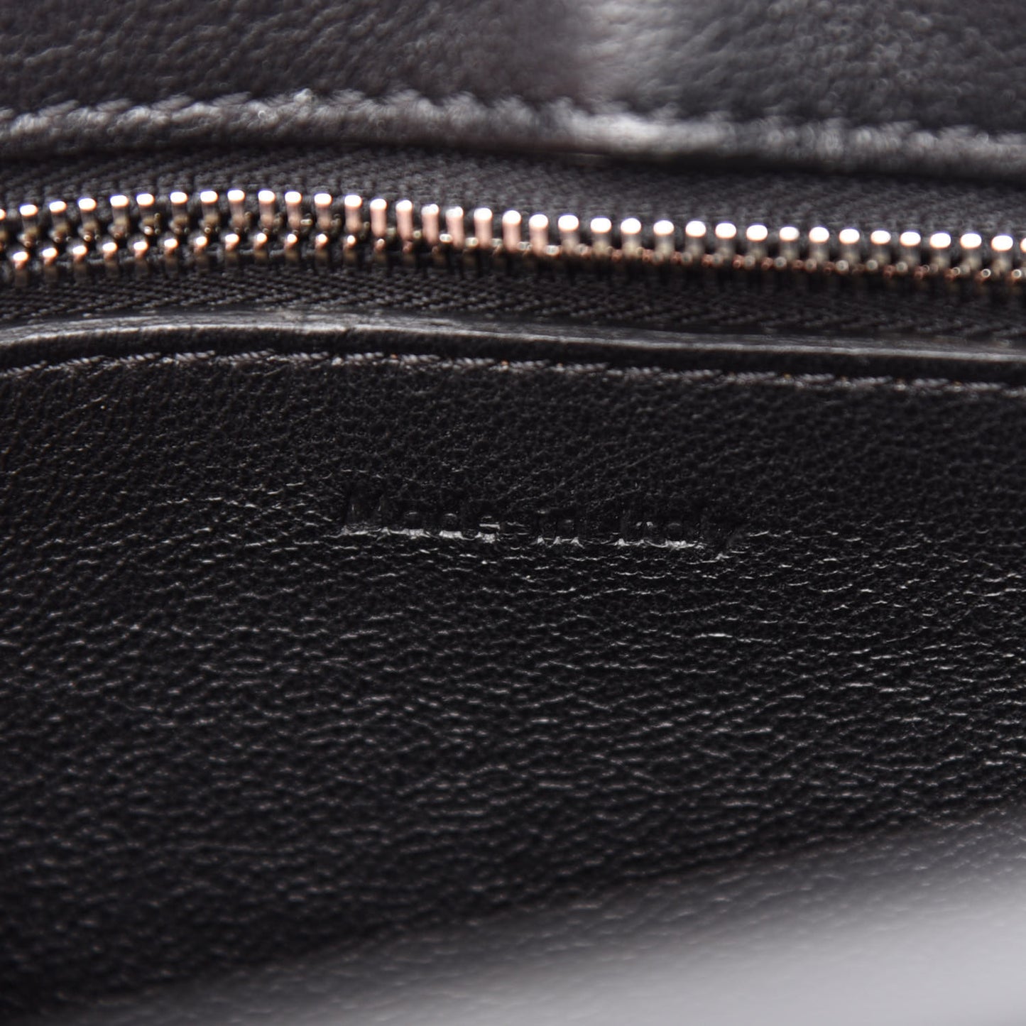 Supple Calfskin Medium Bi-Color Edge Shoulder Bag Emerald