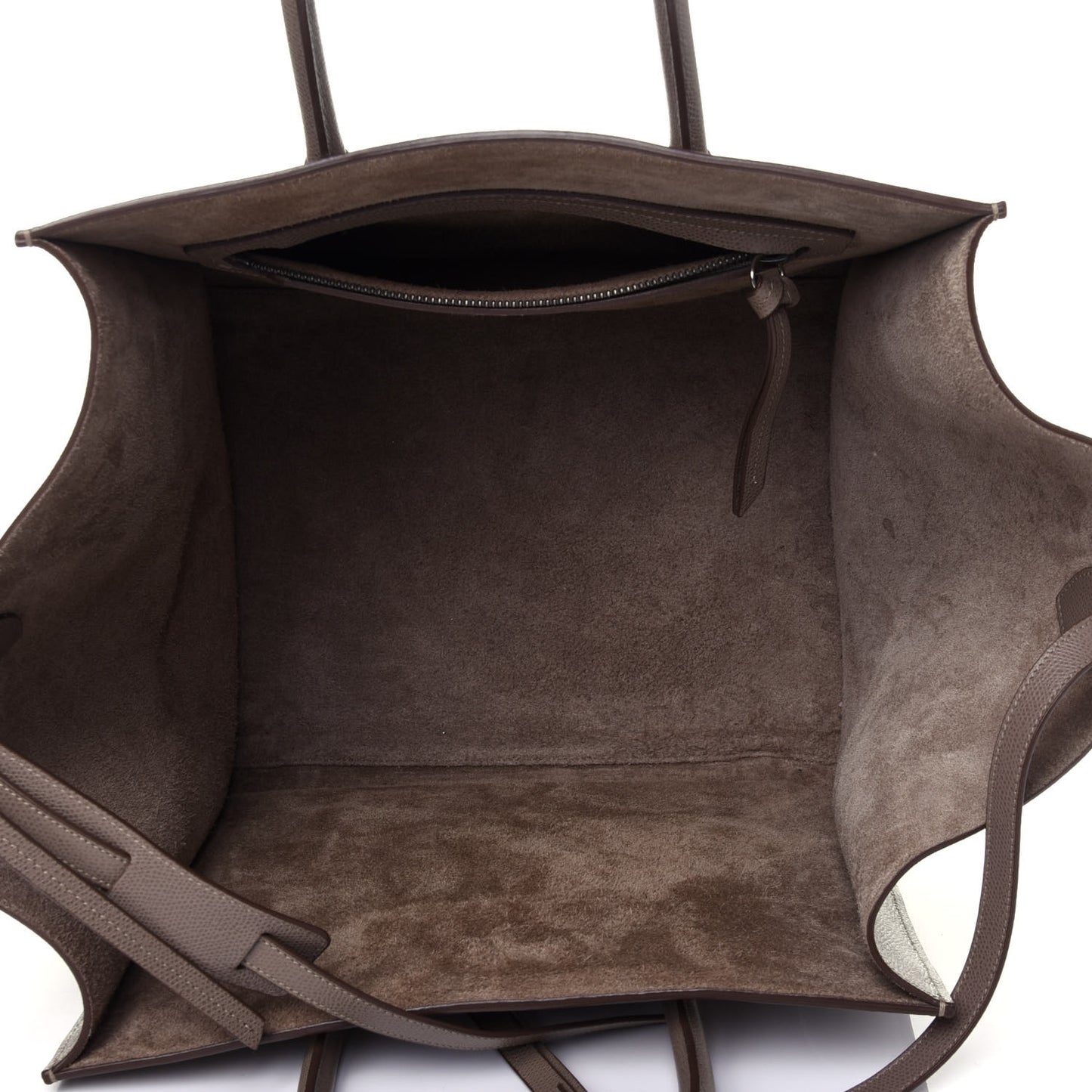 Grained Calfskin Medium Phantom Luggage Taupe