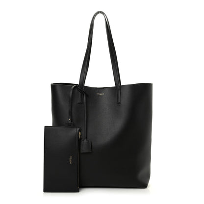 Saint Laurent Calfskin Medium Shopping Tote Black 1 of 9