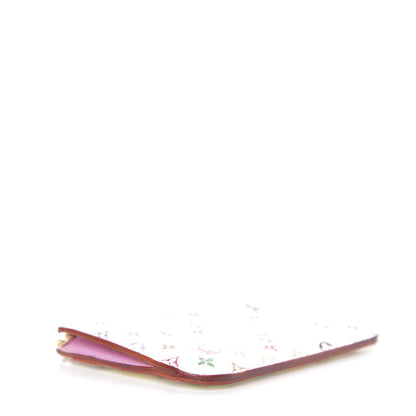Louis Vuitton Monogram Multicolor Key Pouch White Litchi 8 of 12