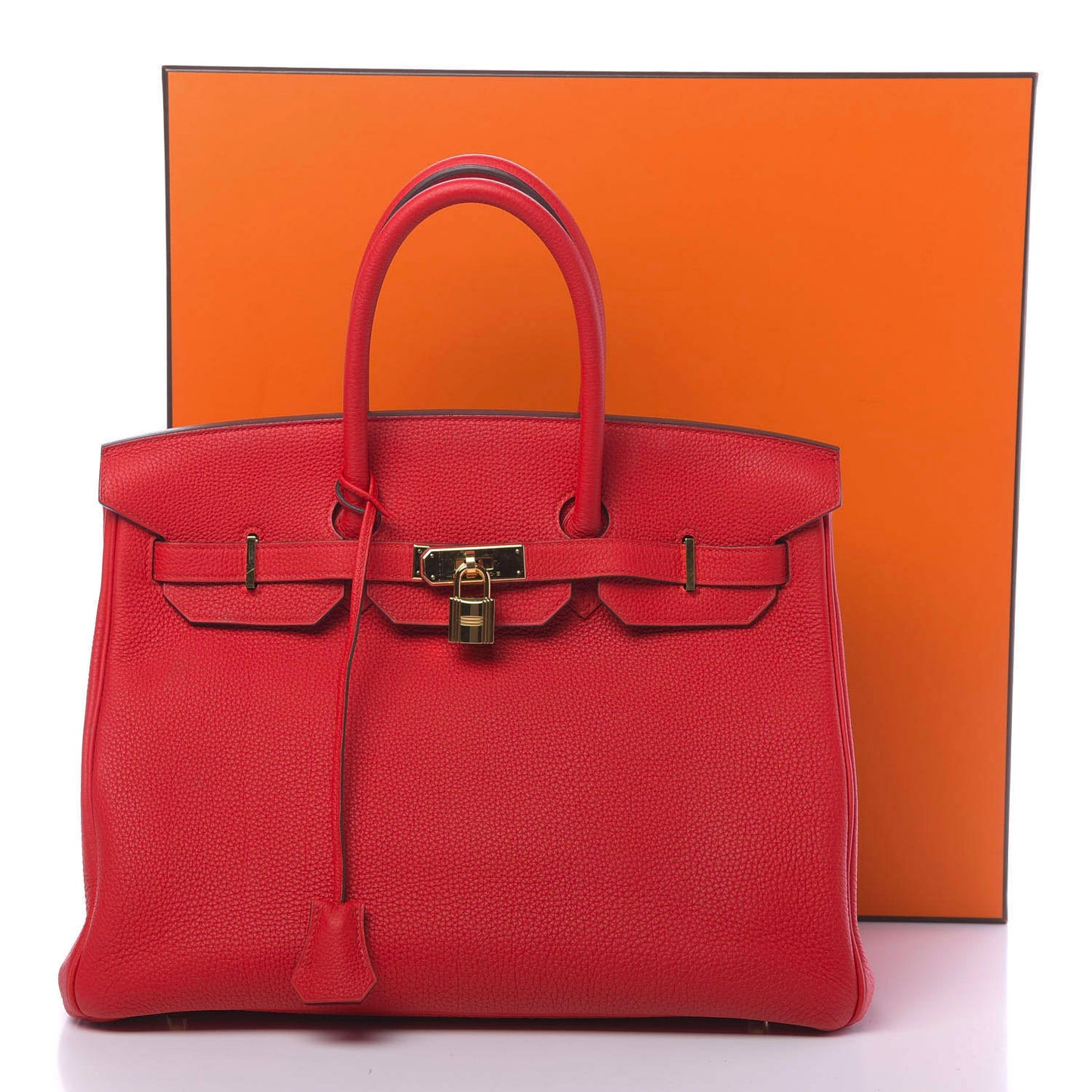 Togo Birkin 35 Rouge De Coeur