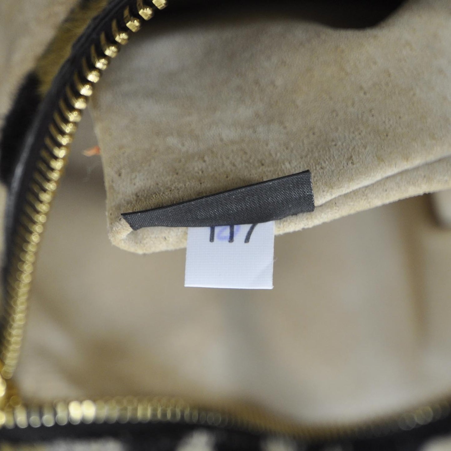 Calf Hair Leopard Print Bauletto