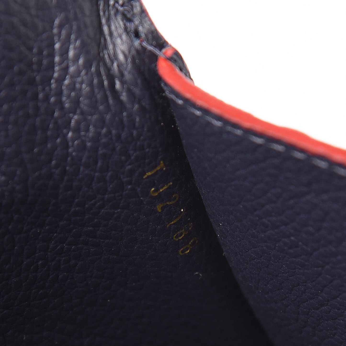 Empreinte Key Pouch Marine Rouge