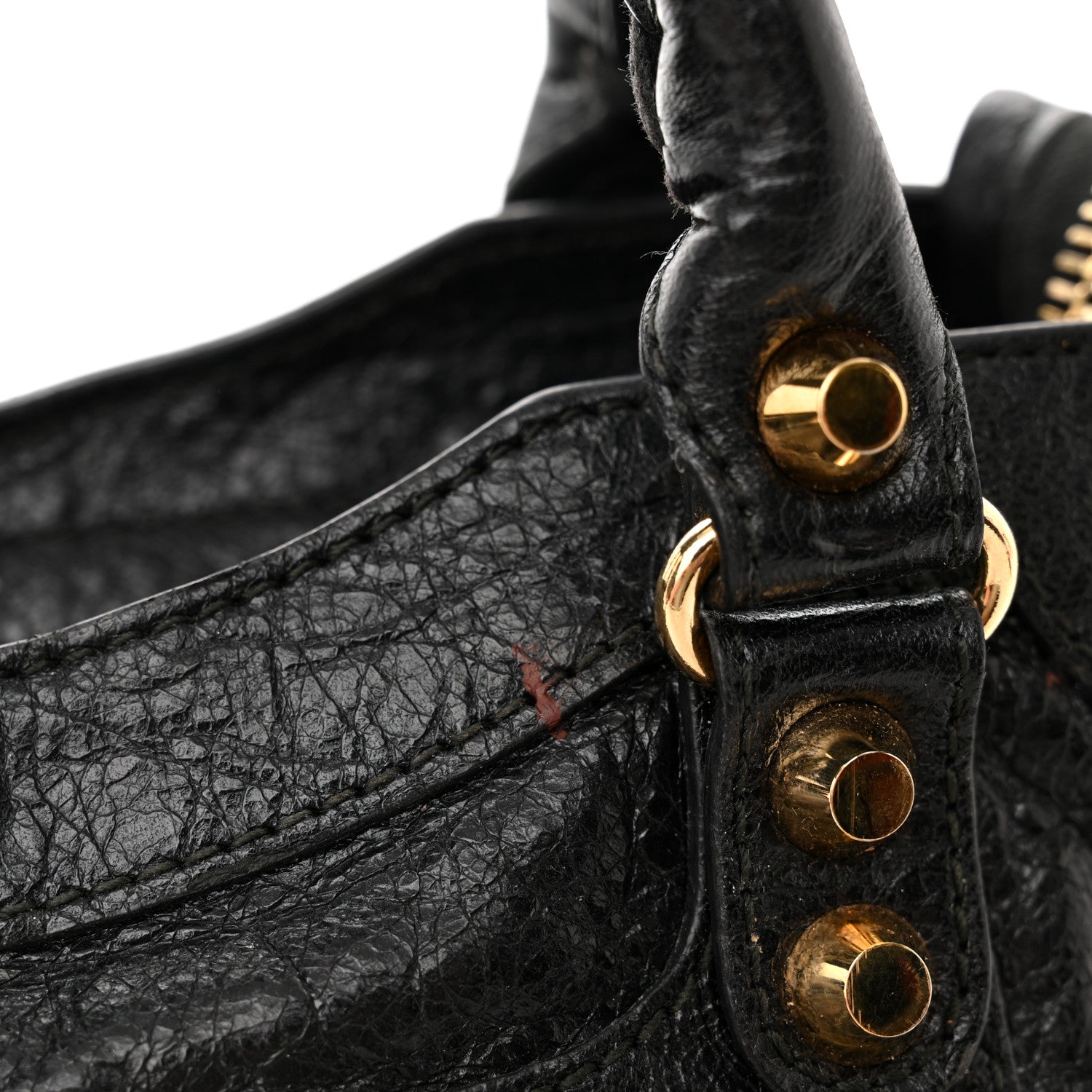 Balenciaga Agneau Classic Gold Hardware Mini City Black 17 of 18