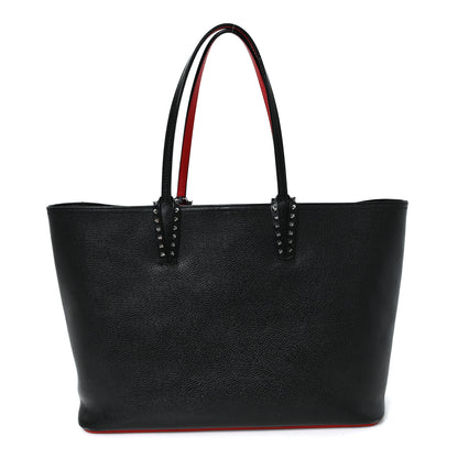 Christian Louboutin Calfskin Empire Spikes East West Cabata Tote Black 1 of 10