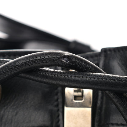 Saint Laurent Calfskin Medium Rider Bucket Bag Black 8 of 13