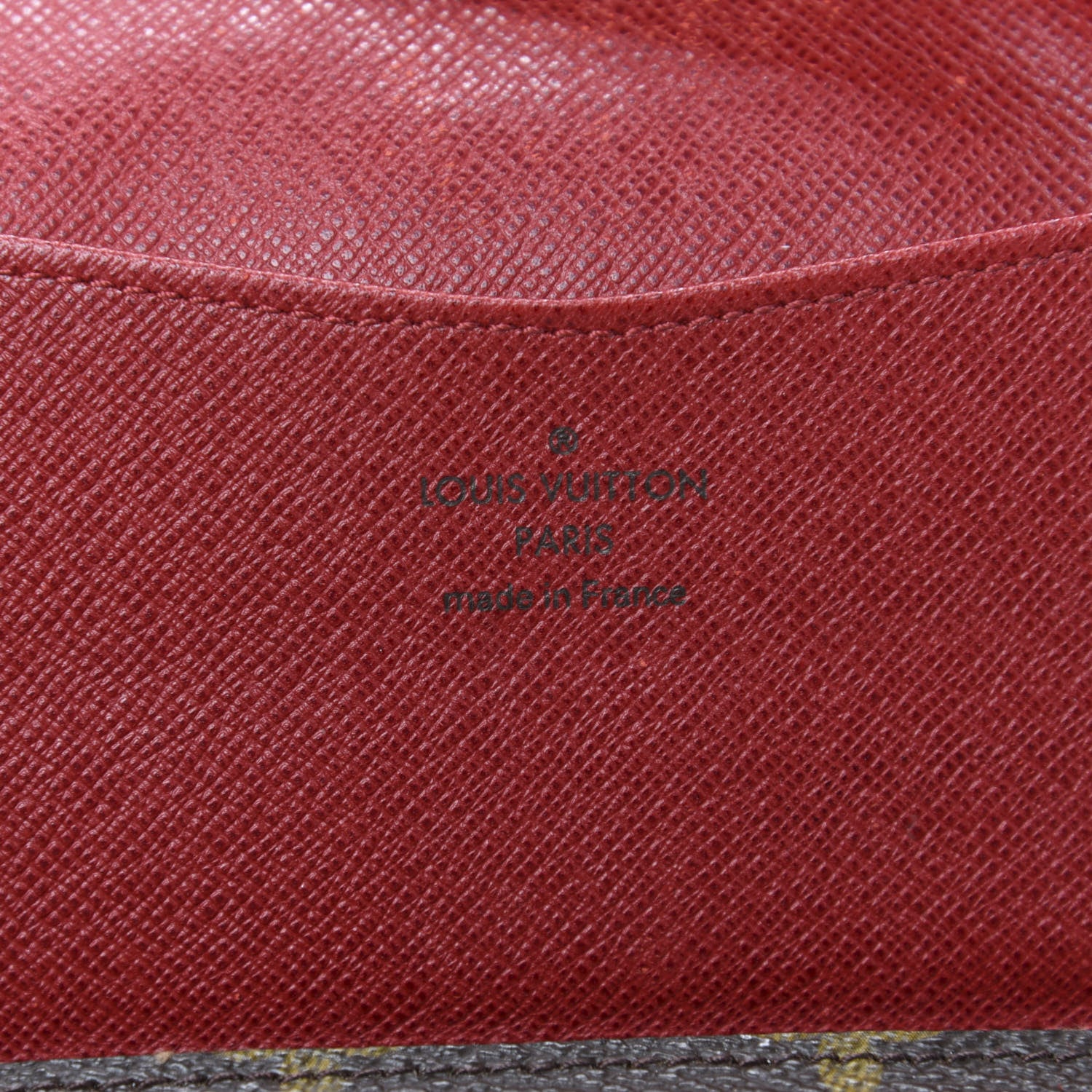 Louis Vuitton Monogram Josephine Wallet Red 6 of 8