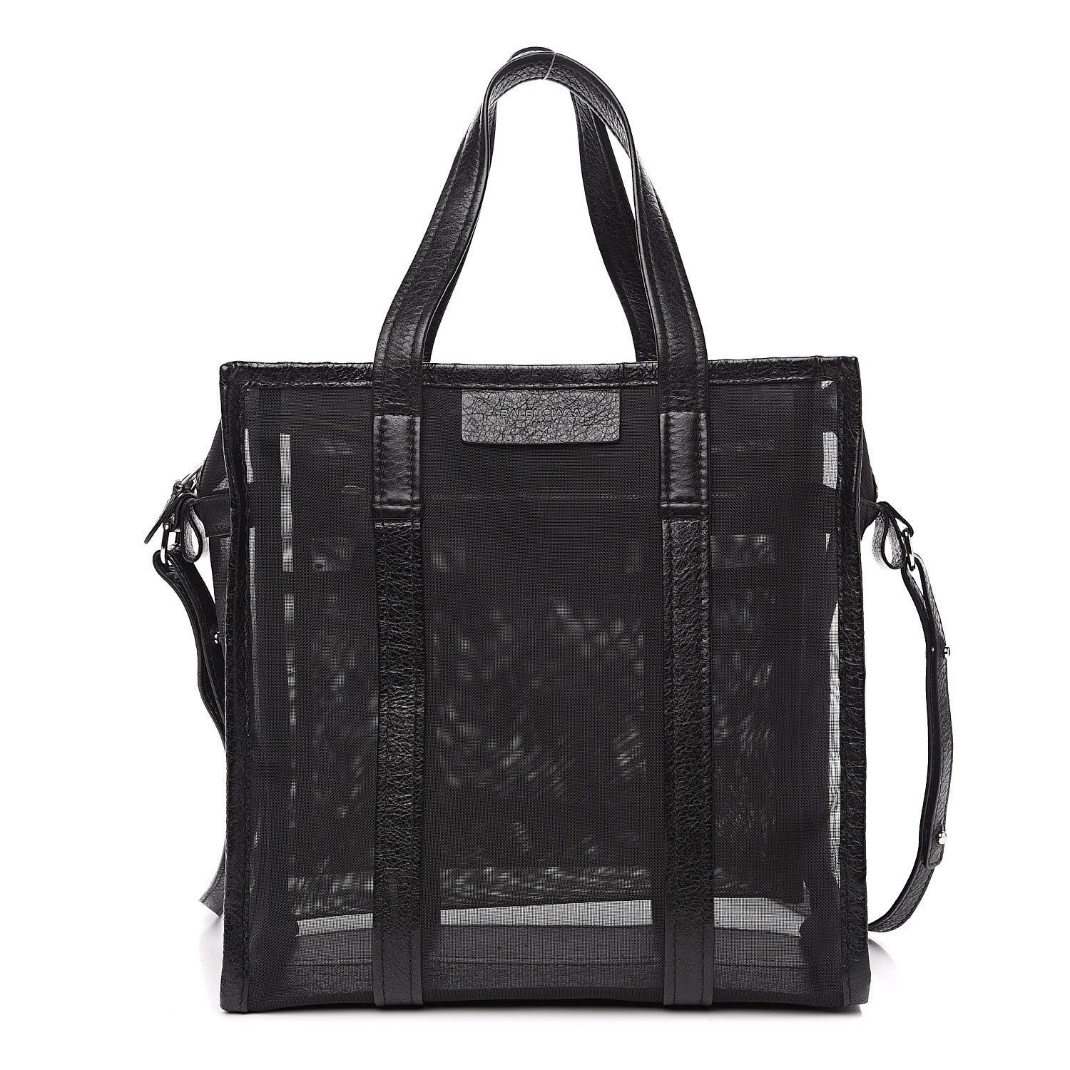 Balenciaga Mesh Small Bazar Shopper Tote Black 1 of 9