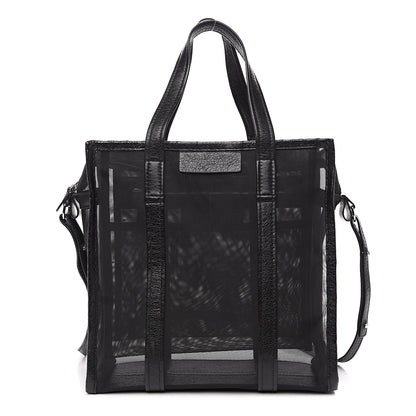 Balenciaga Mesh Small Bazar Shopper Tote Black 1 of 9
