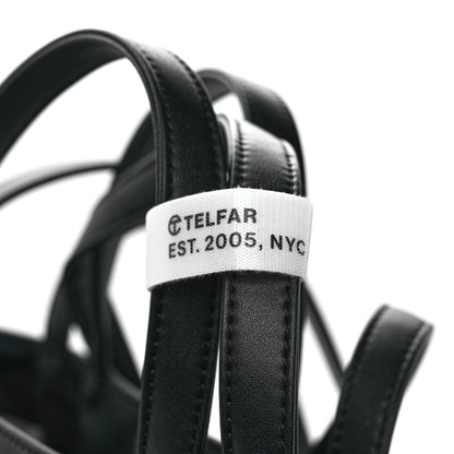 Telfar Vegan Leather Medium Shopping Bag Black 11 of 11