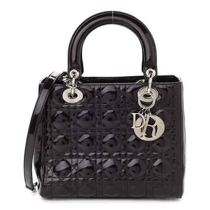 Christian Dior Patent Cannage Medium Lady Dior Violet Purple 1 of 12