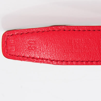 Hermes Gulliver Box 24mm Constance H Belt 80 Rouge Vif Chocolate 4 of 8