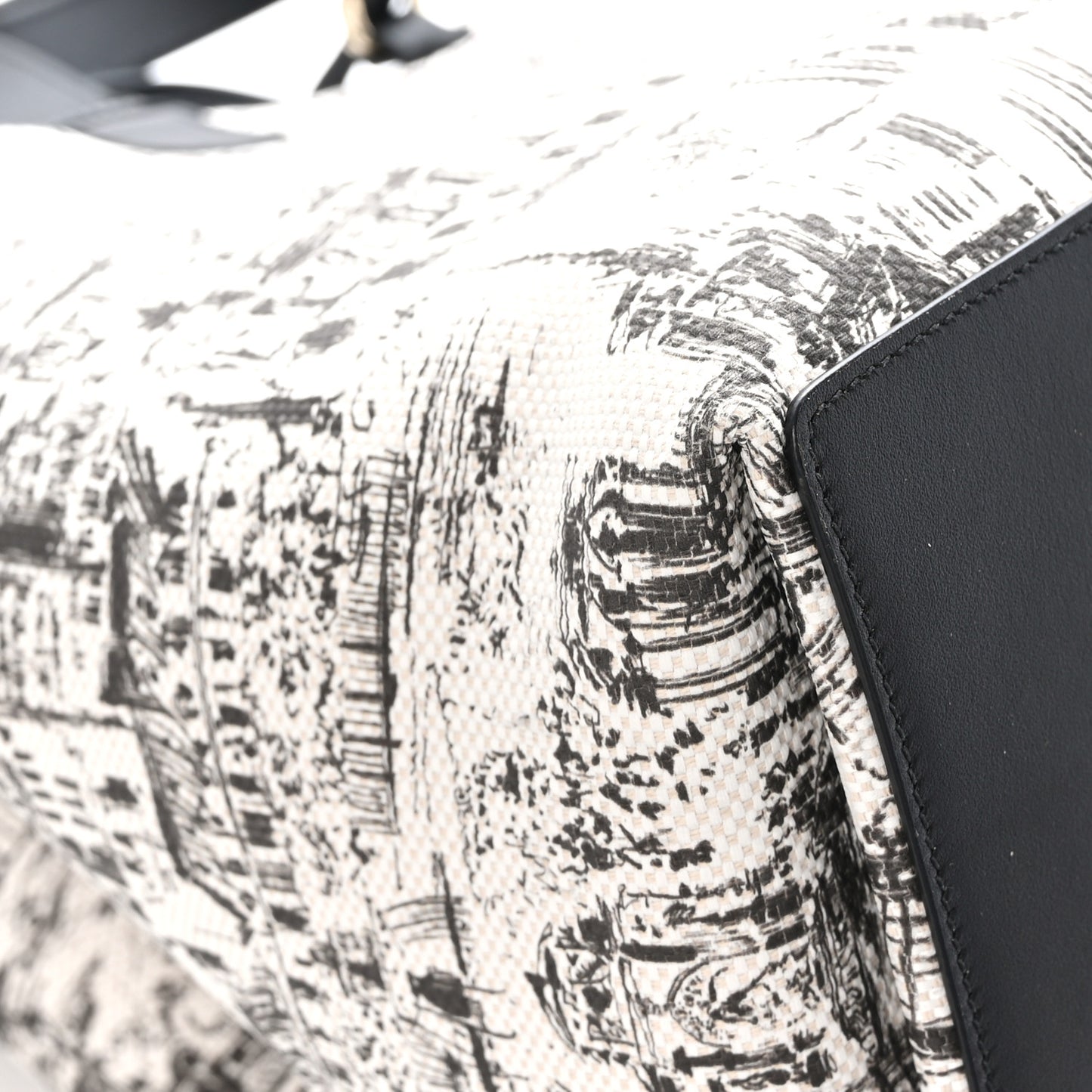 Canvas Large Paris Allover Large Toujours Latte Black
