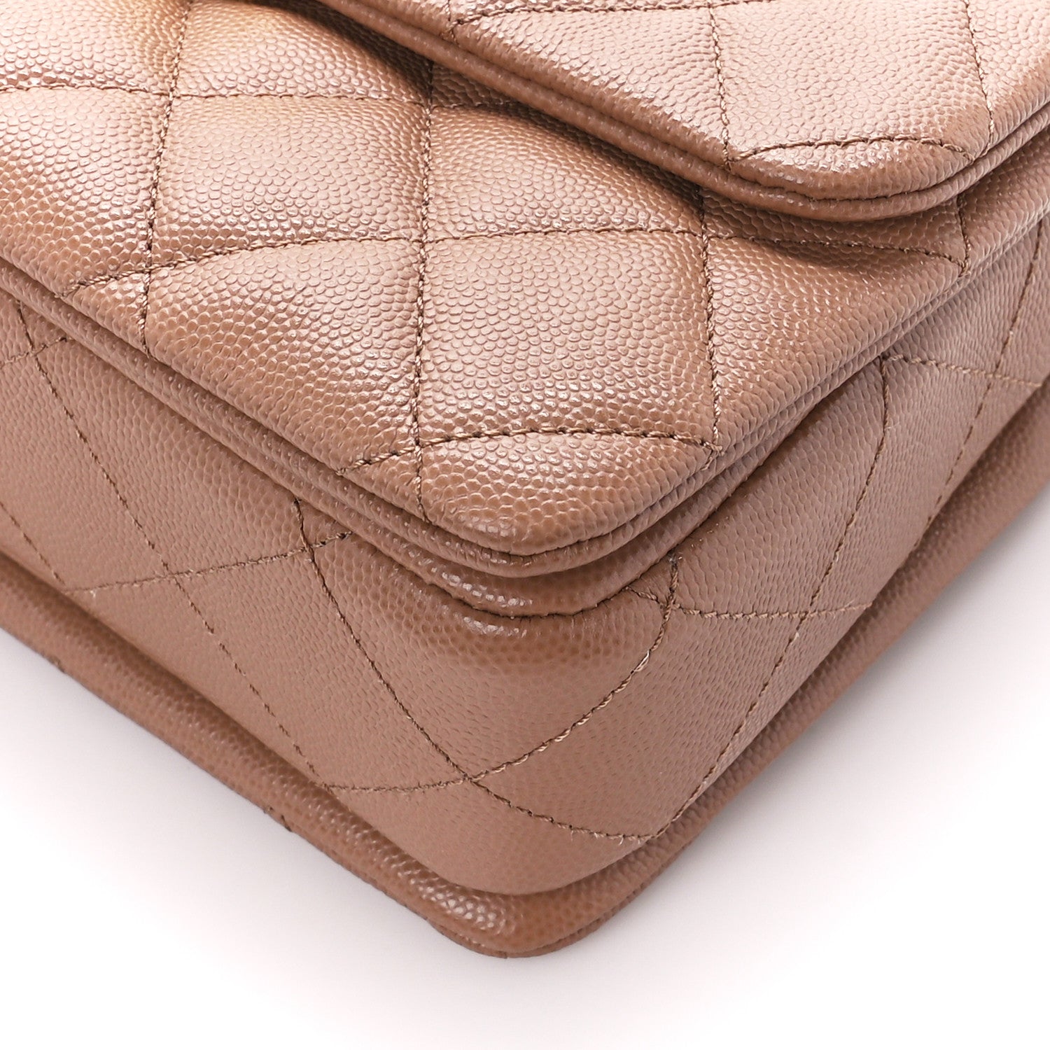 Chanel Caviar Quilted Coco First Flap Beige 10 of 11