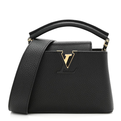 Louis Vuitton Taurillon Mini Capucines Black 1 of 7