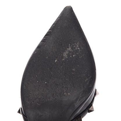 Valentino Garavani Nappa Rockstud Ankle Strap Low Heel Pumps 36 Black 12 of 14