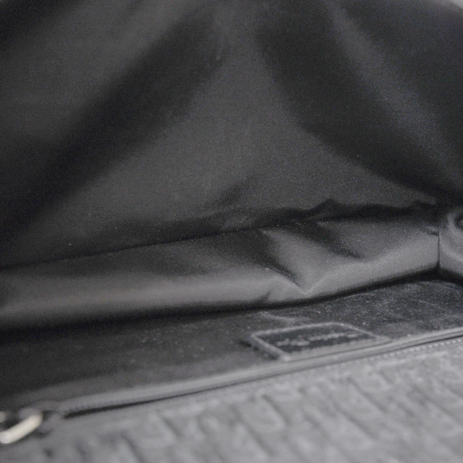 Christian Dior Leather D Trick Shoulder Bag Black and White 6 of 9