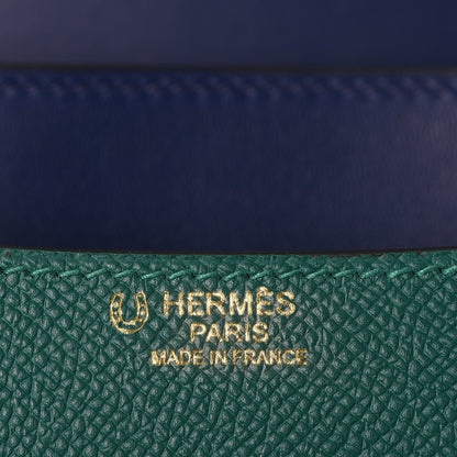 Hermes Epsom Horseshoe Constance 24 Malachite Bleu Sapphire 8 of 21