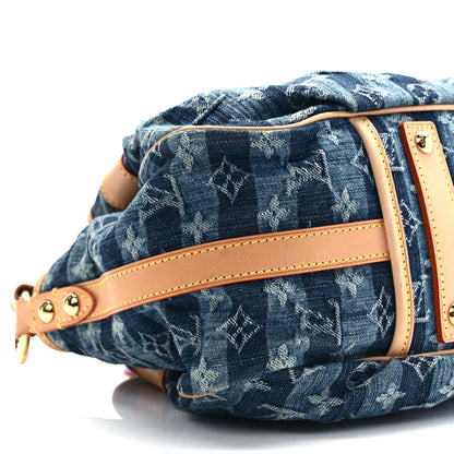 Louis Vuitton Denim Raye Porte Epaule MM 6 of 10