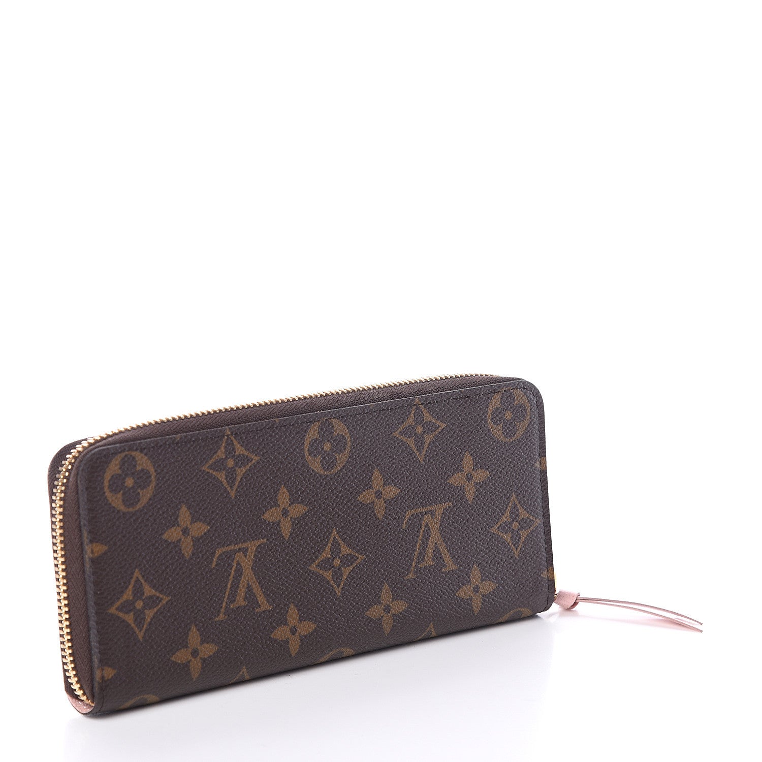 Louis Vuitton Monogram Clemence Wallet Rose Ballerine 2 of 5