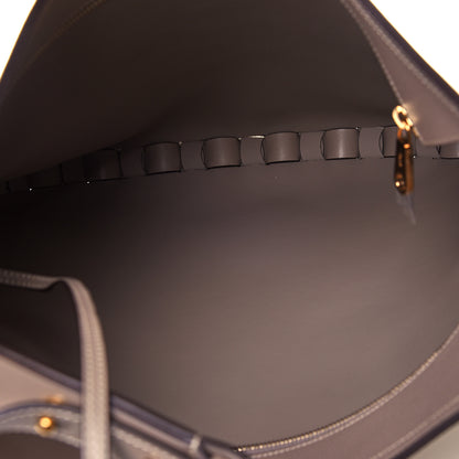 Chloe Small Grain Smooth Calfskin Large Darryl Hobo Motty Grey 8 of 8