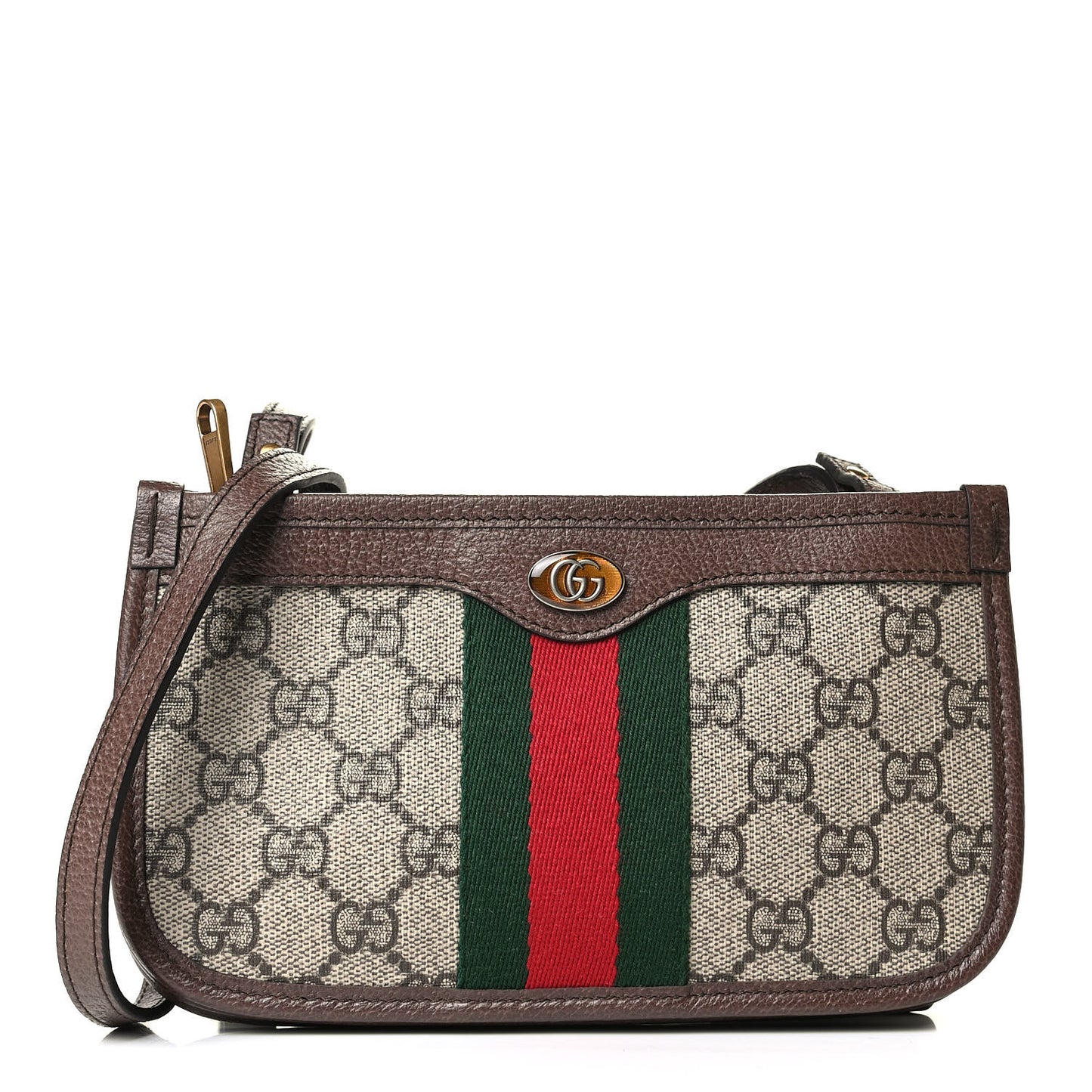 GG Supreme Monogram Web Ophidia Crossbody Beige New Acero