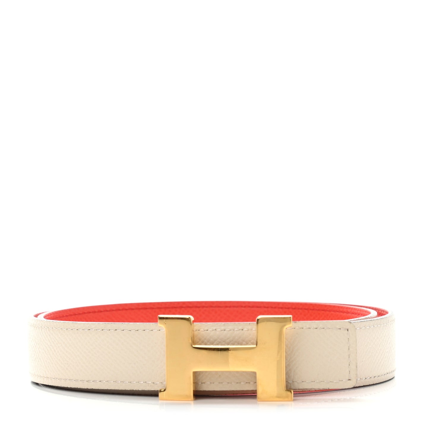 Epsom 24mm Constance Belt 80 Orange Craie