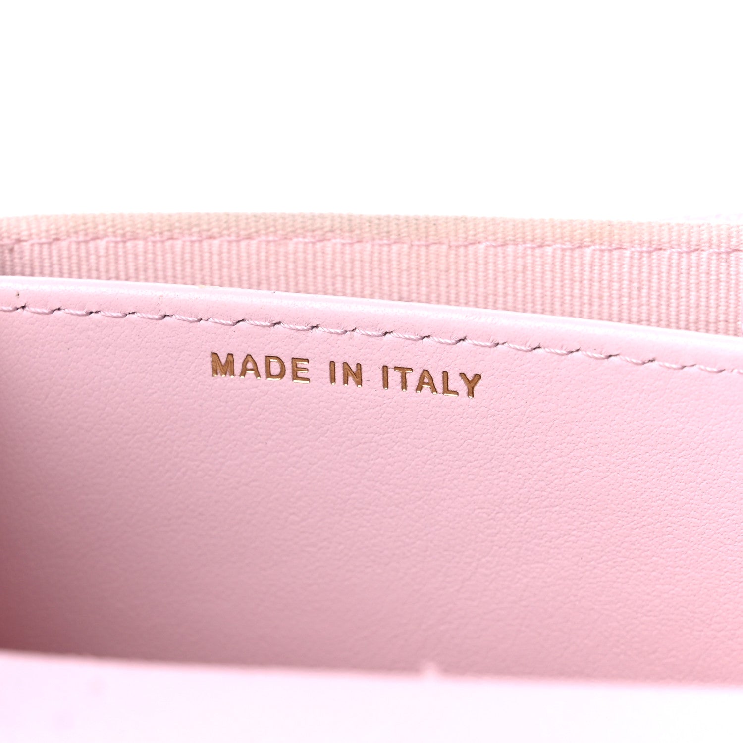 Chanel Caviar Quilted Flap Card Holder Wallet Light Pink 7 of 13