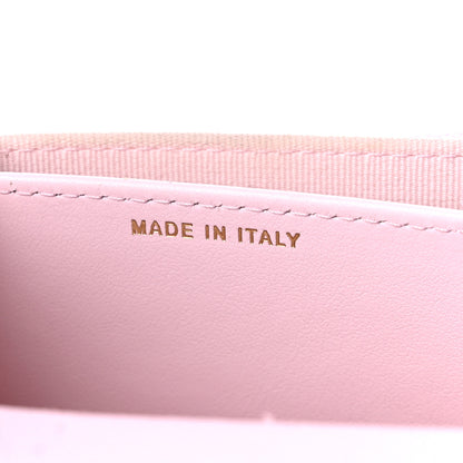 Chanel Caviar Quilted Flap Card Holder Wallet Light Pink 7 of 13