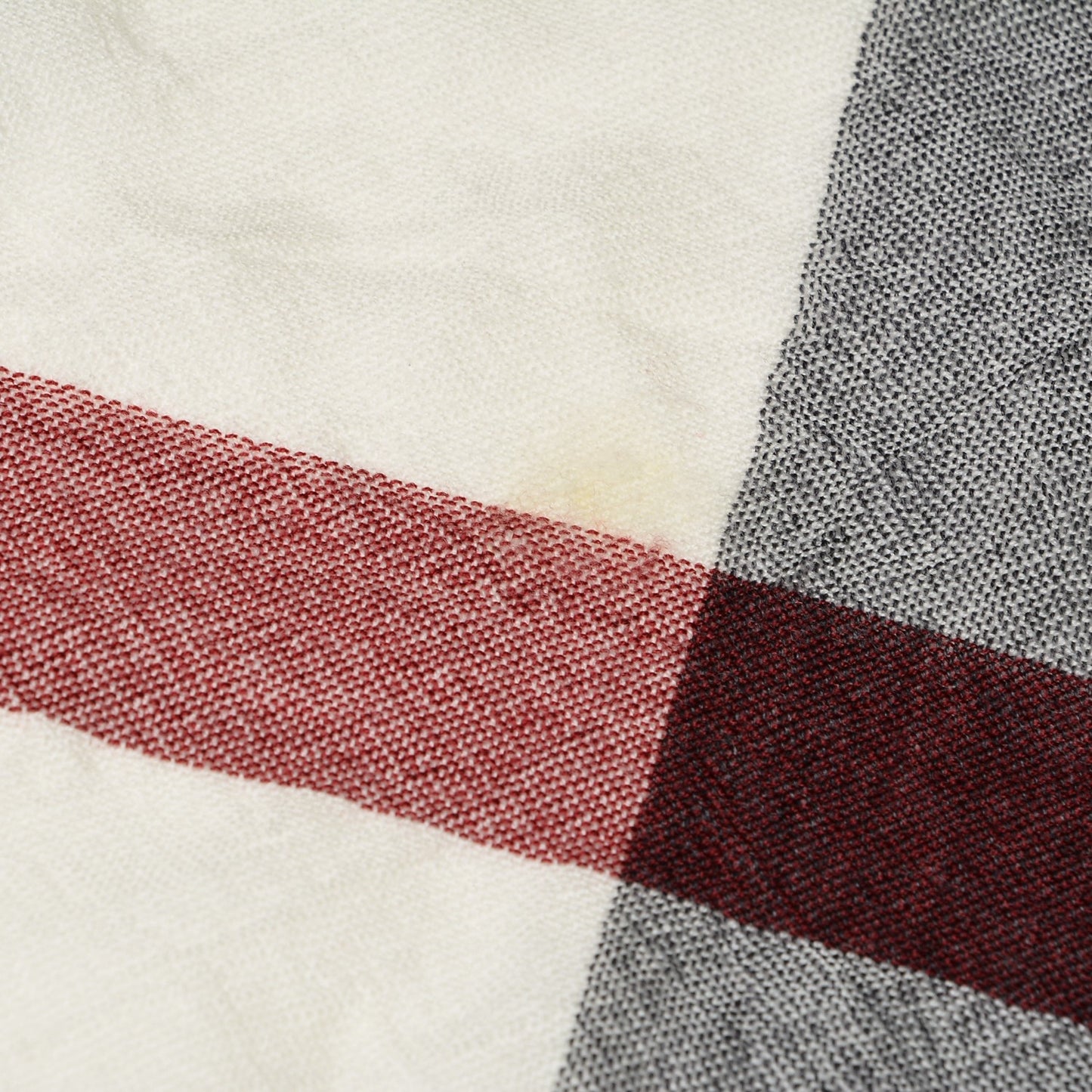 Merino Wool House Check Scarf