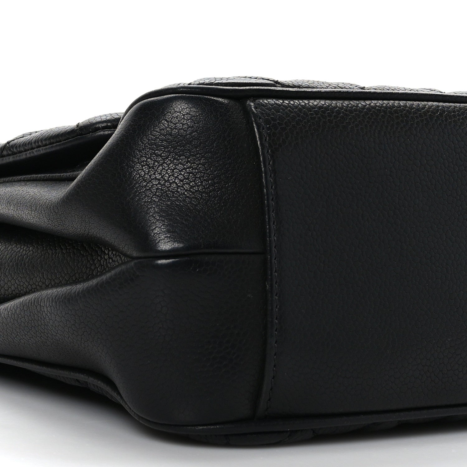 Chanel Caviar Quilted Medium Rock In Rome Single Flap Black 8 of 9